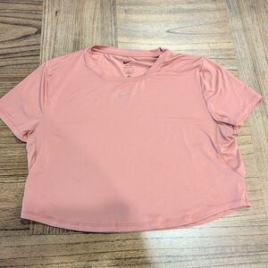 Nike Women's Blush Pink Crop Top